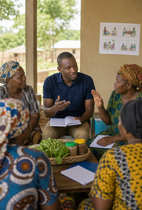 Representative photo of a community question and answer session